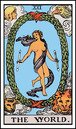 the world tarot card