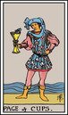 page of cups tarot card