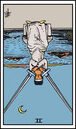 two of swords tarot card reversed