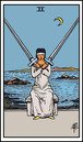 two of swords tarot card