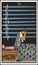 nine of swords tarot card