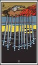 ten of swords tarot card reversed