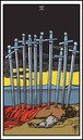 ten of swords tarot card