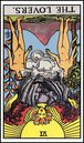 The lovers tarot card reversed meaning