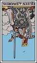 queen of swords tarot card reversed