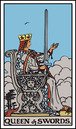 queen of swords tarot card