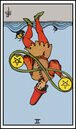 two of pentacles tarot card