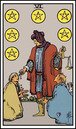 six of pentacles tarot card