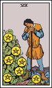 seven of pentacles tarot card