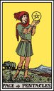 page of pentacles tarot card