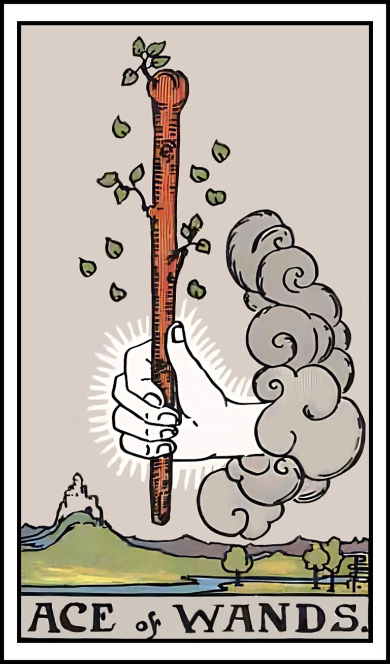 ace of wands tarot card