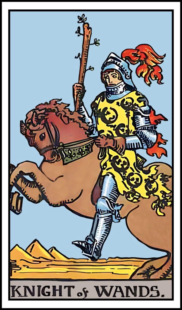 knight of wands tarot card