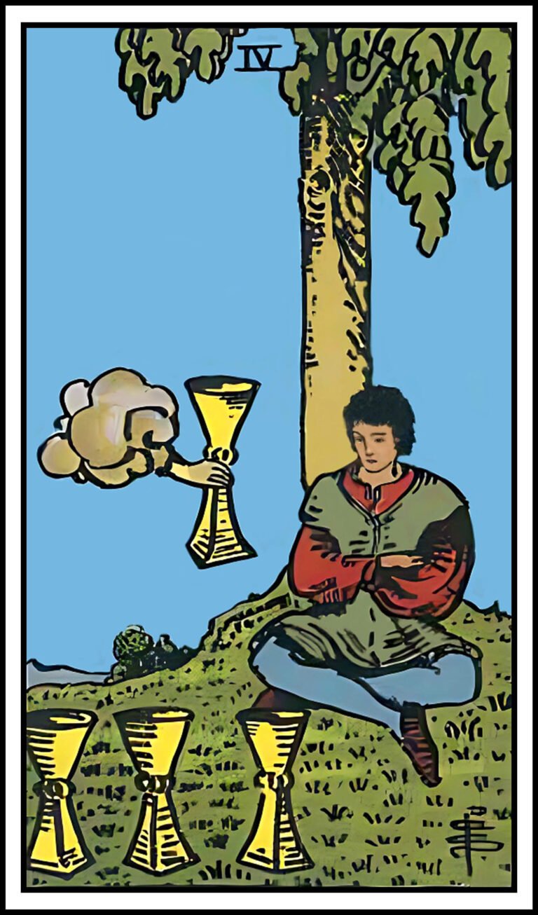 Four of cups tarot card