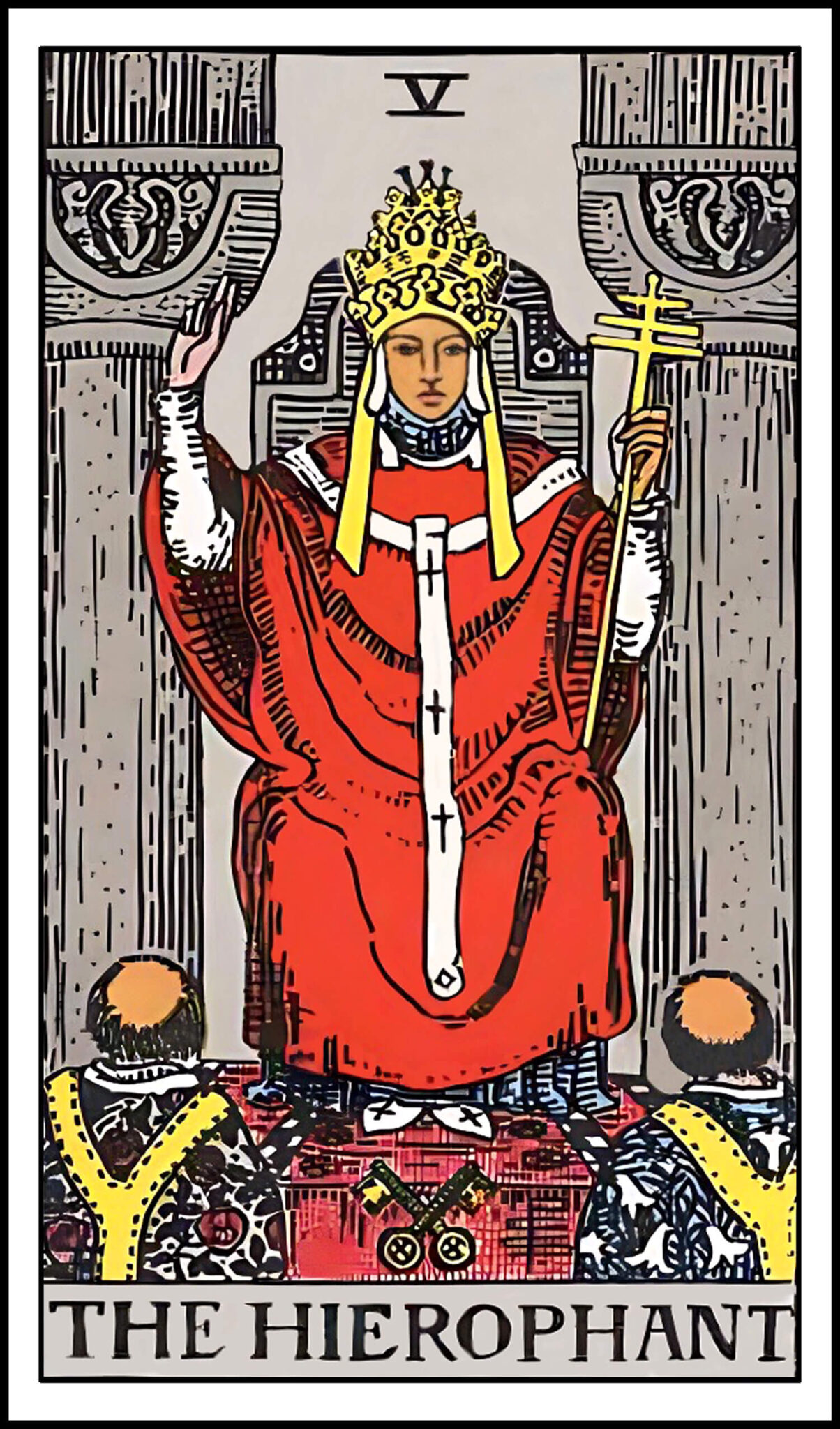 Significado da carta de tarô O Papa: Tradição e sabedoria