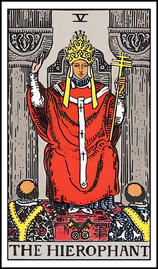 The Hierophant tarot card