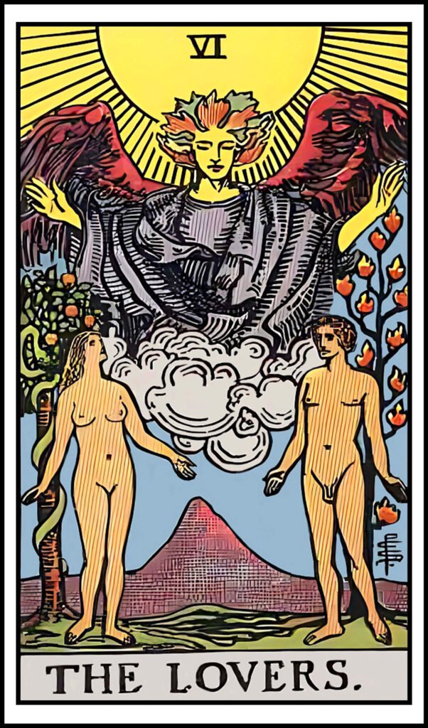 the lovers tarot card