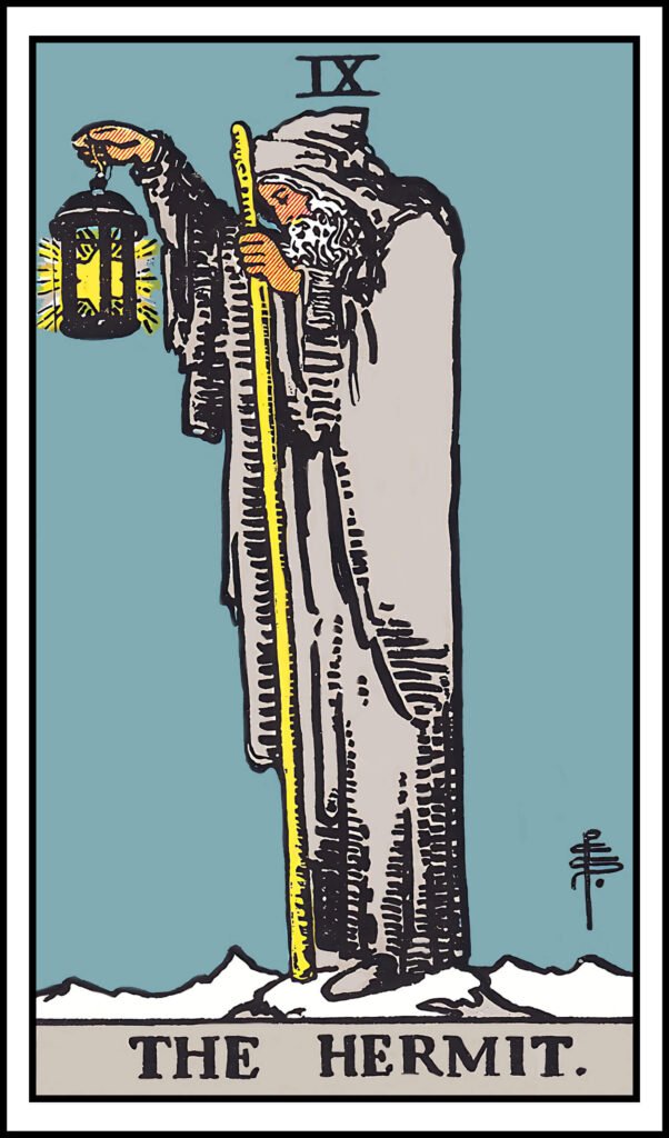 The Hermit tarot card