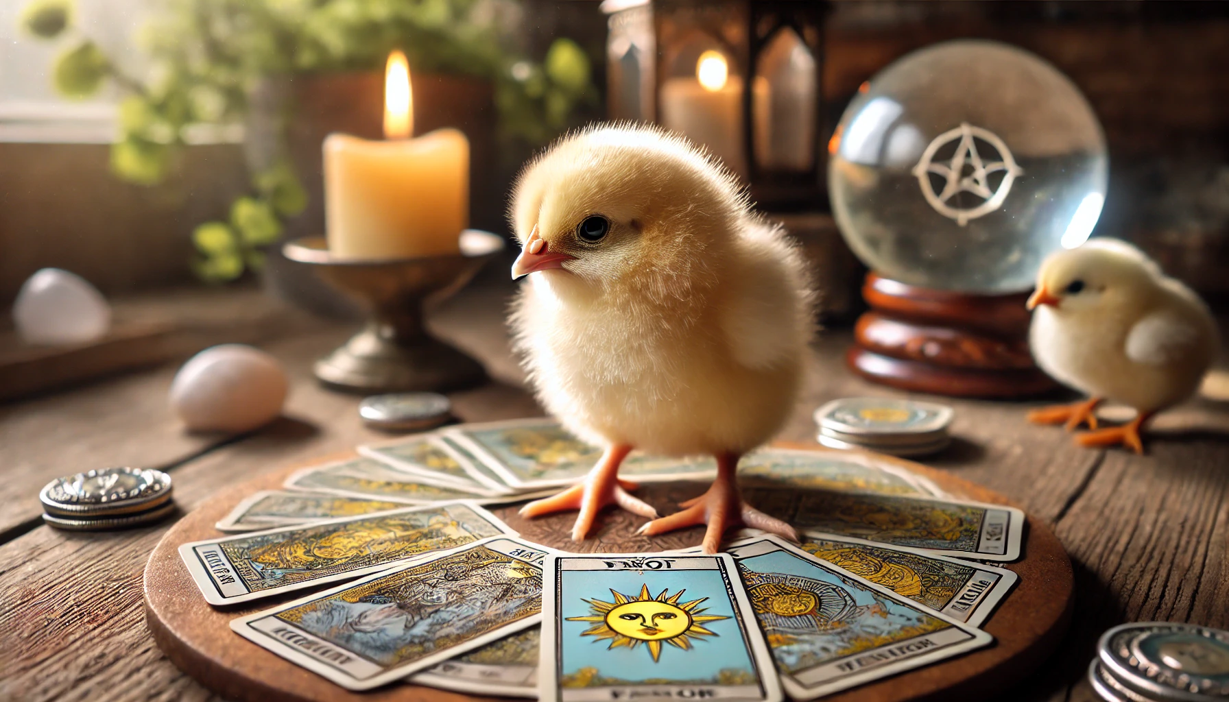 Wie kann ein Huhn Einblicke in die Funktionsweise des Tarot geben?