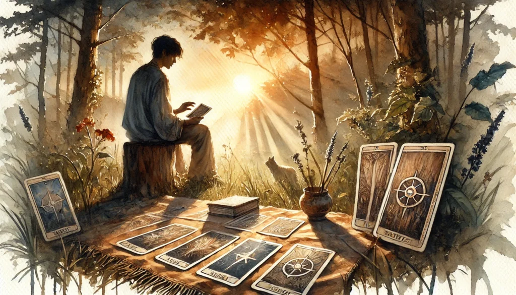 Self discovery with tarot reading