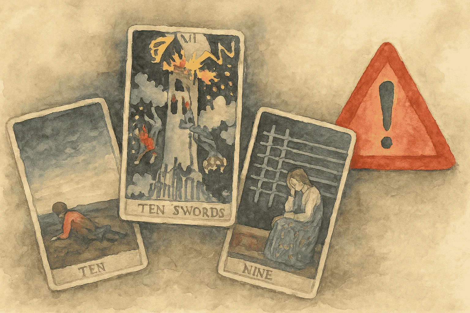 Warning Tarot Cards: How to Recognize Signs of Danger or Caution