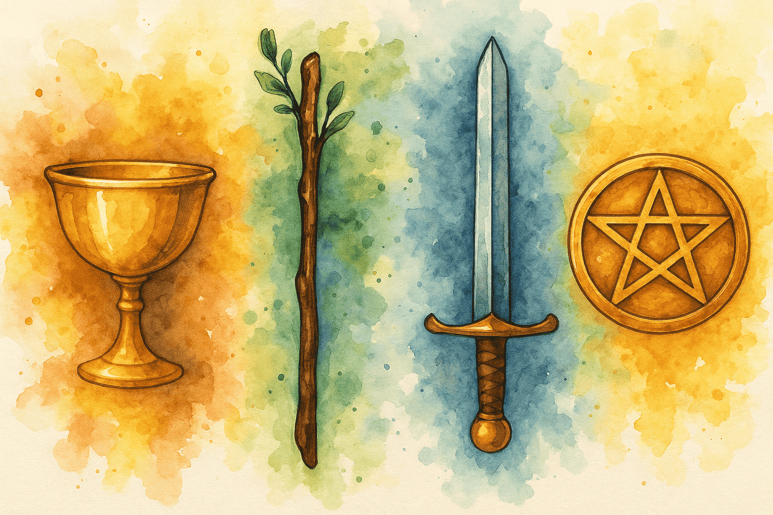 The Four Tarot Suits Explained: What Cups, Wands, Swords, and Pentacles Mean