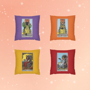 Complete Pillowcase Set - 4 Unique Tarot Designed Pillow Cases