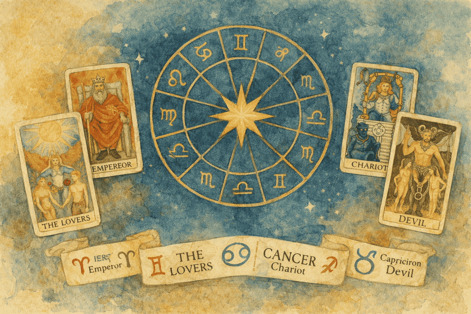 Zodiac Signs and Tarot Cards: How Astrology Shapes Your Readings
