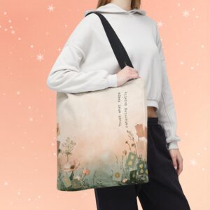 Nature designed Tarot Tote Bag — "Trust What Keeps Returning Quietly" / "Clarity doesn't shout"